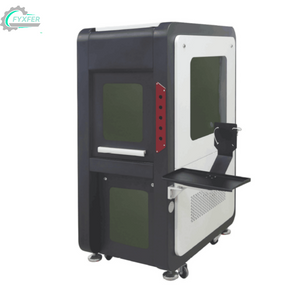 CE Approved CNC Full Covered Floor Type Fiber Laser Engraver 20W 30W for Metal Non-Metal