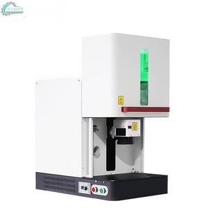 20W 30W Enclosed CNC Fiber Laser Marking Machine | For Metal & Plastic | Auto-Focus Vertical Design